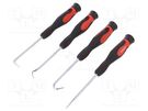 Hook set; with magnet,with handle; 4pcs. YATO