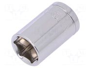 Socket; 6-angles,socket spanner; HEX 17mm; Chrom-vanadium steel Workpro