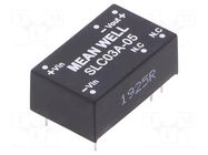 Converter: DC/DC; 3W; Uin: 9÷18VDC; Uout: 5VDC; Iout: 600mA; DIP16 MEAN WELL