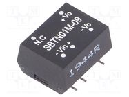 Converter: DC/DC; 1W; Uin: 10.8÷13.2V; Uout: 9VDC; Iout: 11.1÷111mA MEAN WELL