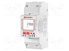 Counter; digital,mounting; for DIN rail mounting; single-phase CONTROLIN GMBH