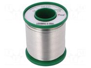 Tin; lead free; Sn99,3Cu0,7; 2mm; 1kg; reel; Flux: flux free; 227°C CYNEL