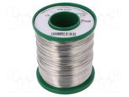 Tin; lead free; Sn99,3Cu0,7; 1mm; 1kg; reel; Flux: flux free; 227°C CYNEL