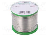 Soldering wire; Sn96,5Ag3Cu0,5; 0.8mm; 500g; lead free; reel; 3% CYNEL