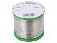 Tin; lead free; Sn96,5Ag3Cu0,5; 0.8mm; 500g; reel; 217÷219°C; 3% CYNEL