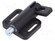 Spring latch; for profiles; W: 38mm; zinc alloy; F1: 21N; F2: 27N ELESA+GANTER