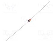 Diode: Zener; 0.5W; 2.7V; 5mA; reel,tape; DO35; single diode TAIWAN SEMICONDUCTOR