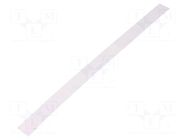Tape: heat transfer; W: 15mm; L: 240mm; Thk: 0.5mm; 3W/mK; white; UL94 3M