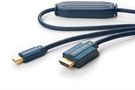 Active Mini DisplayPort™ to HDMI™ Adapter Cable, 1 m - premium cable | 1x mini DisplayPort™ plug >> 1x HDMI™ plug | 1.0 m | UHD 4K @ 30 Hz