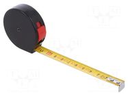 Measuring tape; L: 3m; Width: 13mm; ABS; measure MEDID