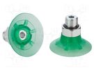 Suction cup; 25mm; G1/8-AG; Shore hardness: 65; 1.7cm3; SPF SCHMALZ