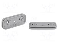 Suction-plate for vacuum block; 120x50x15.5mm SCHMALZ