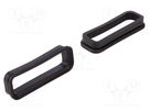 Sealing frame; Shore hardness: 50; 81x31x12mm; NBR rubber SCHMALZ