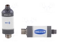 Vacuum and pressure switch; 0÷50°C; IP65; G 1/8"; Interface: NFC SCHMALZ