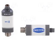 Vacuum and pressure switch; 0÷50°C; IP65; G 1/8"; Interface: NFC SCHMALZ