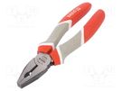 Pliers; universal; 200mm; for bending, gripping and cutting YATO