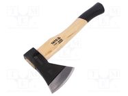 Axe; carbon steel; 360mm; wood (hickory); 600g YATO