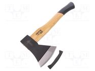 Axe; carbon steel; 430mm; wood (hickory); 1kg YATO