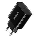 Ugreen USB wall charger Type C 20W Power Delivery black (10191), Ugreen