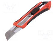 Knife; universal; 25mm; Handle material: ABS YATO