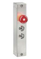 HANDLE W/ PB/ E-STOP SWITCH, SS, 160MM