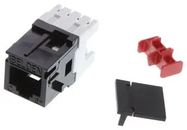 CAT6 RJ45 MODULAR JACK, 8 POSITION, 1 PORT