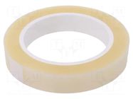 Tape: electrical insulating; W: 19mm; L: 66m; Thk: 0.06mm; acrylic H-OLD