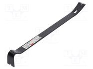 Clamp; L: 600mm; W: 35mm; Application: for nails; manganese steel YATO
