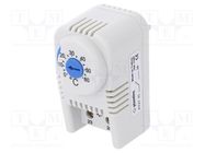 Sensor: thermostat; NO; 10A; 250VAC; screw terminals; IP20 PLASTIM