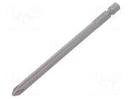 Screwdriver bit; Phillips; PH2; Overall len: 110mm; PROFESSIONAL WIHA