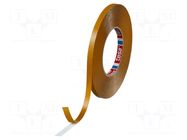 Tape: fixing; W: 9mm; L: 50m; Thk: 0.225mm; double-sided; white; 20% TESA