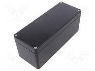 Enclosure: multipurpose; X: 75mm; Y: 190mm; Z: 75mm; polyester; black 