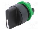 Switch: rotary; 22mm; Stabl.pos: 2; black; none; IP66; prominent SCHNEIDER ELECTRIC