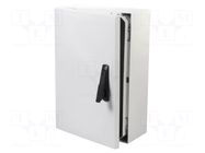 Enclosure: wall mounting; X: 400mm; Y: 600mm; Z: 210mm; ARCA; grey FIBOX