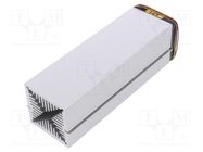 Heatsink: extruded; L: 150mm; W: 50mm; H: 50mm; aluminium; raw; 12VDC FISCHER ELEKTRONIK