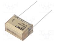 Capacitor: paper; X2; 220nF; 275VAC; 20.3mm; ±20%; THT; P409; 630VDC KEMET