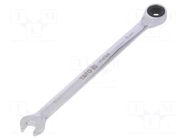 Wrench; combination spanner,with ratchet; 6mm YATO