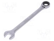 Wrench; combination spanner,with ratchet; 14mm 