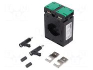 Transformer: current; LCTB; I AC: 120A; 1VA; Body dim: 70x50x31mm LUMEL
