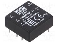 Converter: DC/DC; 30W; Uin: 9÷36V; Uout: 12VDC; Iout: 0÷2500mA; THT MEAN WELL