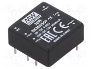 Converter: DC/DC; 30W; Uin: 9÷36V; Uout: 15VDC; Iout: 0÷2000mA; THT MEAN WELL