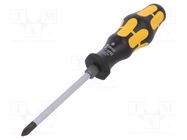 Screwdriver; Phillips; for impact,assisted with a key; PH2 WERA