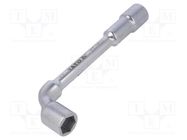 Wrench; L-type,socket spanner; HEX 17mm; Chrom-vanadium steel YATO