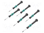 Precision; Microstix®,Phillips,slot; PH0,PH00,PH000,2.5x0.35mm WERA