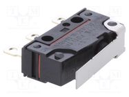 Microswitch SNAP ACTION; 0.1A/125VAC; with lever; SPDT; ON-(ON) OMRON Electronic Components