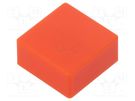 Button; push-in; none; 5.5mm; -25÷70°C; square; orange OMRON Electronic Components