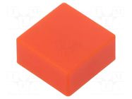 Button; push-in; none; 5.5mm; -25÷70°C; square; orange OMRON Electronic Components