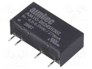 Converter: DC/DC; 2W; Uin: 4.5÷5.5V; Uout: 24VDC; Iout: 83mA; SIP7 AIMTEC