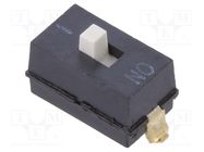 Switch: DIP-SWITCH; Poles number: 1; ON-OFF; 0.025A/24VDC; Pos: 2 OMRON Electronic Components