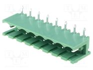 Pluggable terminal block; 5mm; ways: 8; angled 90°; socket; male DEGSON ELECTRONICS